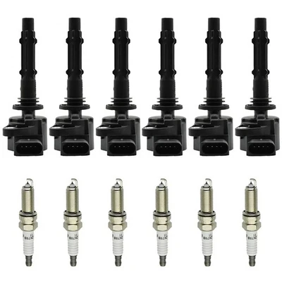 6 Pack Car Ignition Coil & Spark Plug Accessories For Mercedes-Benz C300 - Image 1 of 4