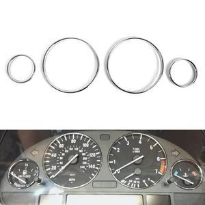 Speedometer Gauge Dial Rings Bezel Trim For BMW 5 7 Series E39 E38 M5 X5 E53 - Picture 1 of 8