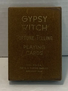 Zigeunerhexe Wahrsagen Spielkarten 50er Jahre komplett guter Zustand - Bild 1 von 12