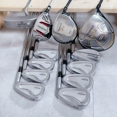 TOURSTAGE Club Set 1W 3W 4H 4-9i Pw Sw PT 12pc RH Graphite & Steel Regular Men - Image 1 of 4