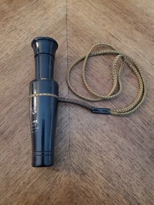 Vintage Knight & Hale "Double Cluck" Goose Call Migratory Hunting Duck Lanyard - Picture 1 of 3