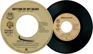 Philippines ROD STEWART Rhythm of my Heart 45 rpm Vinyl Record - Picture 1 of 1