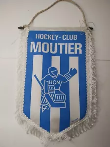 1991 Team Autographed Hockey Club Greece Moutier Pennant Flag Rebo-Nevenhof - Picture 1 of 10
