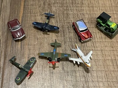 Lot Of 7 Vintage Galoob Micro Machines 1980s Vehicle’s Car Plane Etc - Image 1 of 4