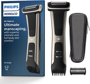 Philips Bodygroom Serie 7000, Recortadora de ingle y cuerpo a prueba de ducha para hombre, Preci - Imagen 1 de 11