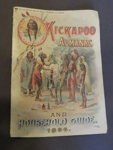 Kickapoo Almanacco e Guida per la Casa 1896 Brochure - Foto 1 di 5