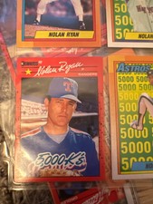 89 Donruss Nolan Ryan Error card #659 ( Name on back) ** Lynn Nolan Ryan, JR 