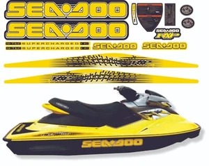 SEADOO RXP 215 2004 Graphics / Decal / Sticker Kit YELLOW CUSTOM - Picture 1 of 1