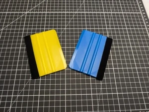 2 count 4" Felt Edge Squeegee Car Vinyl Wrap Decal Application - Foto 1 di 6