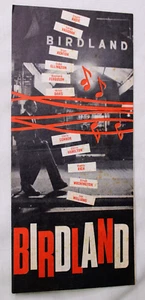 60s BIRDLAND Jazz Club HANDBILL MILES DAVIS COUNT BASIE DUKE ELLINGTON Brochure - Picture 1 of 7