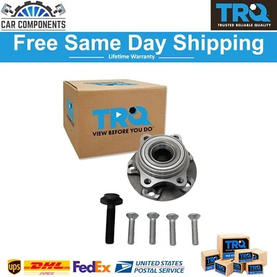 Conjunto de buje y cojinete de rueda delantera TRQ nuevo para Audi A4 Quattro 2002-2008 Foto 1 de 4