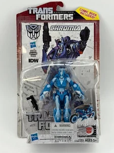 Transformers Generations Deluxe Chromia IDW 30th Anniv Hasbro MOSC Comic 3377 - Picture 1 of 7