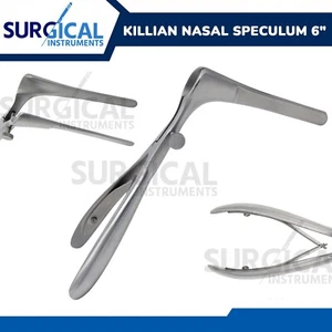 KILLIAN Septum Nasal Speculum 6.00" BLADE 2.5" (6.4cm) Stainless German Grade - Picture 1 of 10