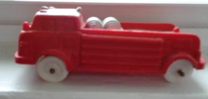 TOLLES VINTAGE AUBURN RUBBER Co. SPIELZEUG FEUERWEHRAUTO #613 FD3 - WEISSE RÄDER - Bild 1 von 3
