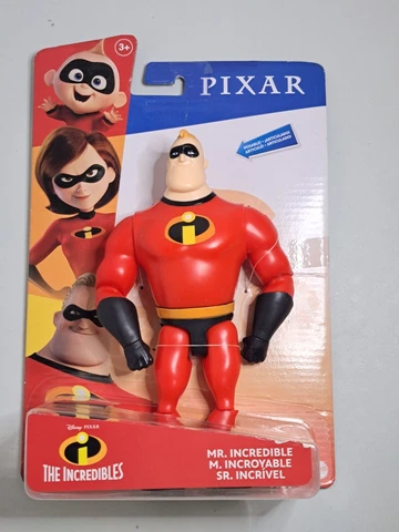 Mattel Disney Pixar The Incredibles Mr. Incredible Action Figure- New in Package Cover
