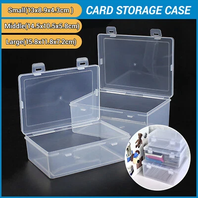 Trading Card Storage Box Card Organizer Card Box Empty Storage Box for Game Card - Image 1 of 4