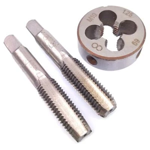HSS M10 x 1.25mm Taper & Plug Tap & M10 x 1.25mm Die Metric Thread Right Hand - Picture 1 of 5