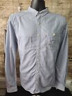 DUCK and COVER blue 100% cotton shirt medium