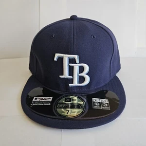 New Era 59FIFTY MLB Tampa Bay Rays Official On Field Fitted Hat - Size 7 1/2 - Picture 1 of 3