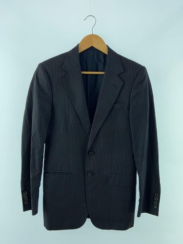 Giacca sartoriale Gucci Tom Ford periodo 2B prese d'aria laterali 44 seta righe navy usata