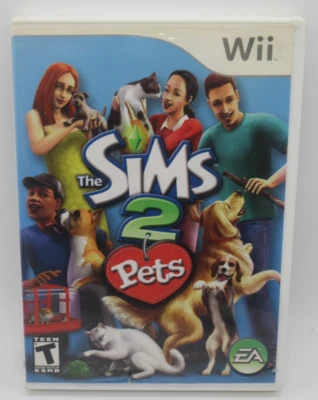 THE SIMS 2: PETS GAME FOR NINTENDO Wii, GAME DISC, CASE, DOG & CAT BREEDS - Image 1 of 3