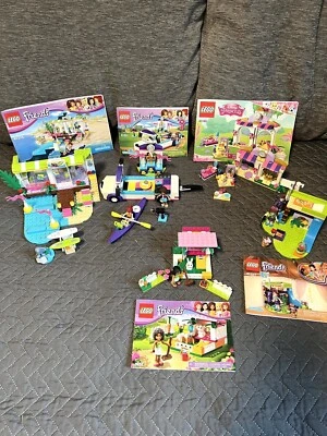 Lote 5 Lego Friends Princess 3938, 41327, 41301, 41140, 41315 TODOS ESTÁN COMPLETOS Foto 1 de 4