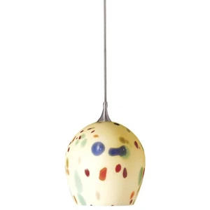 Cal Lighting JC-Type, G6.35, 1 Light Pendant, Brushed Steel, 5.3" - UP-963-6-BS - Picture 1 of 1
