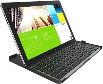 ZAGG Cover Fit Case with Bluetooth Keyboard for Samsung Galaxy Note Pro Black - Image 1 of 4