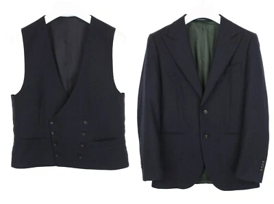 SUITSUPPLY La Spalla / Ferrara DB Blazer Men's UK 38 / UK 40 Wool Cashmere 2In1 - Image 1 of 4