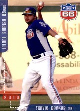 2010 Inland Empire 66ers Grandstand #9 Travis Denker Fountain Valley California 