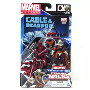 Marvel Universe 3 3/4" Deadpool & Taskmaster Action Figure Comic 2 Pack - Picture 1 of 4