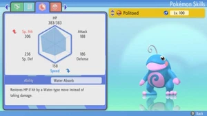 Pokemon Strahlender Diamant Leuchtende Perle BDSP - Shiny 6IV Max EV Politoed - Bild 1 von 4