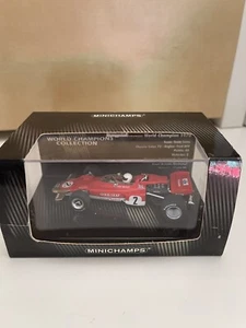 Jochen Rindt World Champion 1970 Lotus 72 Ford DFV Minichamps 1:43 Formula 1 - Foto 1 di 9