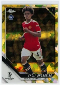 2022 Topps Chrome Sapphire UEFA Yellow #138 Shola Shoretire Rookie 90/99 - Bild 1 von 2