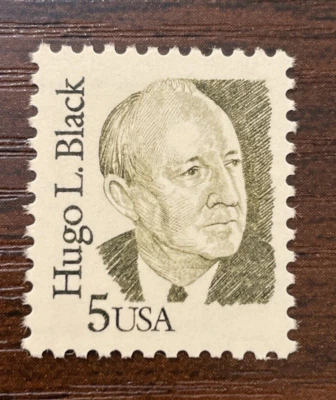 Scott #2172 - 1986 5c Great Americans: Hugo L. Black - Image 1 of 2