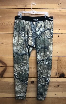 Sitka Base Layer Mothwing Thermal Camo Hunting Pants Mens Size 2XL Elastic Waist - Image 1 of 4