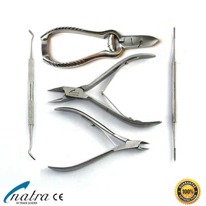 Juego de manicura de pedicura cortador de uñas pinza cortador de cutículas empujador de lima  - Imagen 1 de 11