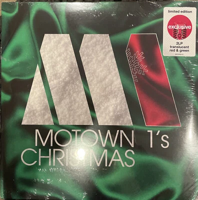 VARIOUS ARTISTS : MOTOWN CHRISTMAS 1'S #1s 2 LP TARGET EXCLUSIVE RED GREEN VINYL Foto 1 de 3