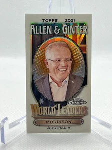 SCOTT MORRISON 2021 Topps Allen & Ginter's Chrome #MWL-9 WORLD LEADERS Mini - Picture 1 of 2