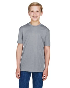 Team 365 TT11HY Youth Sonic Heather Performance T-Shirt - Picture 1 of 9