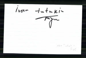 Ivan Tutukin Originial Signiert Triathlon + A 247162 - Bild 1 von 2