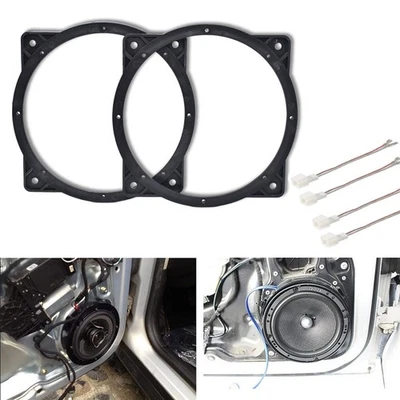 For Hyundai Santa Fe Tucson KIA Accessories 6.5“ Car Door Speaker Adapter Ring - Image 1 of 4
