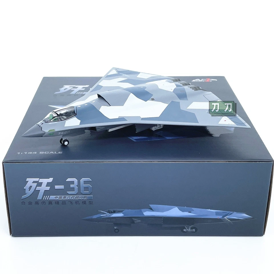 1/100 Scale Air Force J-36 Stealth Fighter Alloy Diecast Finished Figure Models - Image 1 of 4