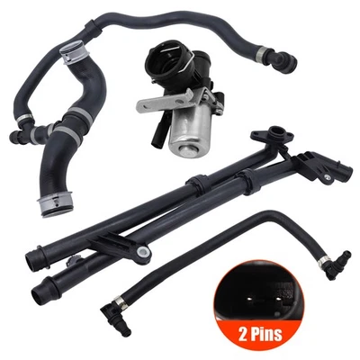 Engine Coolant Hose Pipe &Heater Control Valve Kit For Mercedes-Benz C250 12-15 Foto 1 de 4
