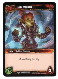 2011 World Of Warcraft WoW TCG - Izzy Quizfiz - Throne Of The Tides 150/263 - Picture 1 of 2