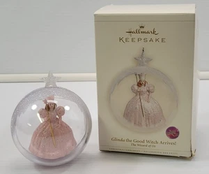 *X) 2006 Hallmark Keepsake Wizard of Oz Glinda the Good Witch Christmas Ornament - Picture 1 of 13