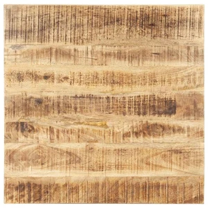 Mangoholz Massiv Tischplatte 25-27mm 80x80cm Holzplatte für Esstisch vidaXL - Bild 1 von 10