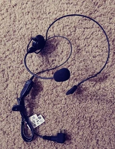 Motorola USA PMLN6542A Mag One Behind-the-Head Headset with Boom Mic & Pitt - Picture 1 of 4