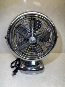 Vornado VFAN Chrome Metal 3 Speed 10” Desk Table Fan Tested & Works - Picture 1 of 20