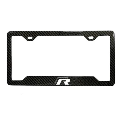 Volkswagen Golf R Real 3K TwillWeave Carbon Fiber License Plate Frame Holder - Image 1 of 4